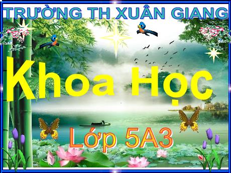 Bài giảng Khoa học Lớp 5 - Bài 25: Nhôm - Trường Tiểu học Xuân Giang