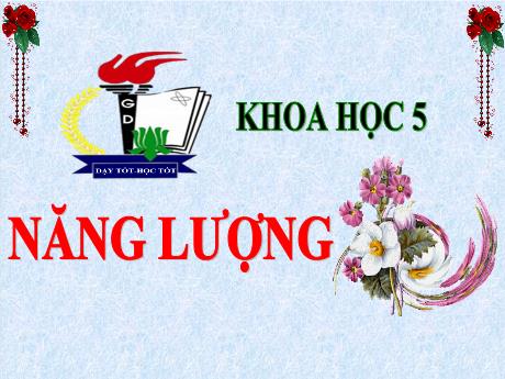 Bài giảng Khoa học Lớp 5 - Bài: Năng lượng - Năm học 2023-2024 - Đặng Thi Xuân