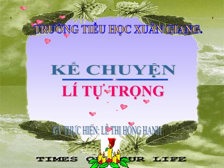 Bài giảng Tiếng Việt Lớp 5 (Kể chuyện) - Bài: Lí Tự Trọng - Năm học 2023-2024 - Lê Thị Hồng Hạnh