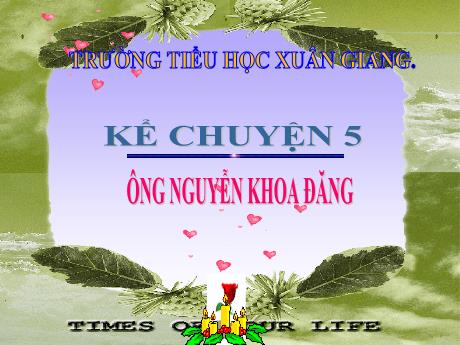 Bài giảng Tiếng Việt Lớp 5 (Kể chuyện) - Bài: Ông Nguyễn Khoa Đăng - Năm học 2021-2022 - Đặng Thị Xuân